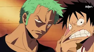 One piece. Zoro's powerful speech about Usopp leaving the team.