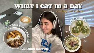What I Eat In A Day✨🍁 Pumpkin Spice Granola Recipe, Pesto Beans, Kale and Spinach "risotto" + more