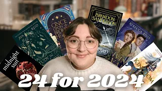 books i HAVE to read this year || 24 books for 2024