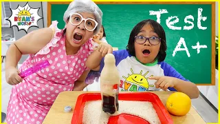 Back To School Test Day 1hr Pretend Play with Ryan's World!!!