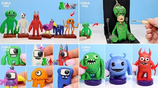 Compilation making all Bosses Garten of Banban and Diorama with clay | Dimia clay tutorial