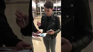 Brianna Hildebrand Signing Autographs at LAX International Airport