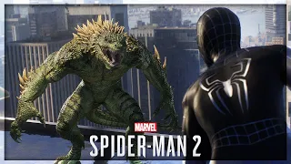 Marvel's Spider-Man 2 - Black Raimi Suit vs Lizard (Gameplay)