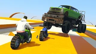 CORRE O TE ATROPELLO! QUE MIEDO! - GTA V ONLINE