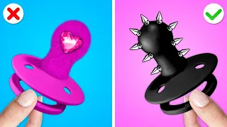 Babá Boa vs Babá Má! Truques Engraçados Para Pais Inteligentes & Acessórios Úteis por Gotcha! Viral