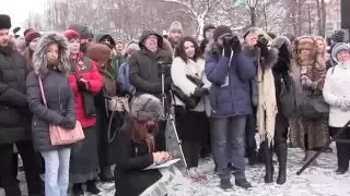 Игорь Чубайс На митинге против репрессий.