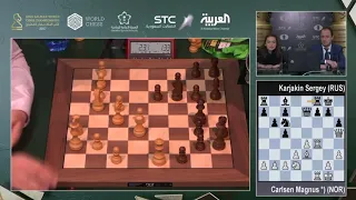 Magnus Carlsen vs Sergey Karjakin / Blitz 2017