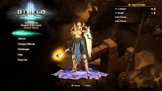 The lady and I in Diablo III: Reaper of Souls – Ultimate Evil Edition