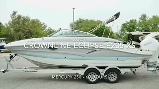 2021 CROWNLINE ECLIPSE E235 XS MERCURY 250 (60 HOURS ) ***SAINT AUGUSTINE, FLORIDA***