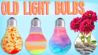 DIY ROOM DECOR IDEAS! RECYCLE/REUSE BURNT OUT LIGHT BULBS