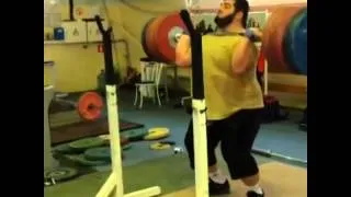 Chingiz Mogushkov Push Press 240 kg(All time Heaviest)