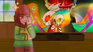 Undertale reacts to Seraphim vs Ultra Sans