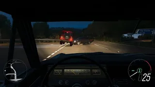 Forza Horizon 4 - авария ночью