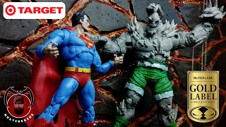 Unboxing y revisión 2pack Superman Vs Doomsday McFarlane Toys Gold Label Target Exclusive en español