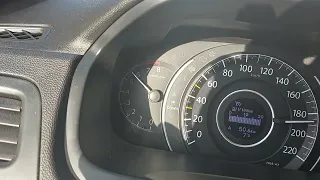 Honda crv 2,0i vtec top speed