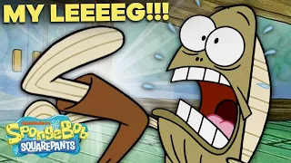 Every "MY LEG!" Ever in SpongeBob 🦵 ft. Fred the Fish