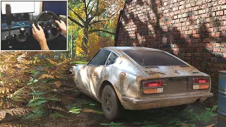 Rebuilding a Datsun 240Z | Forza Horizon 4 Steering Wheel + Shifter Gameplay