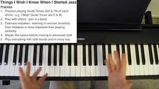 Things I Wish I Knew When I First Started Learning Jazz