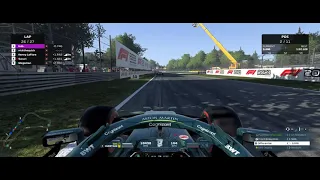 F1 2021 Monza Battle after final Safety Car