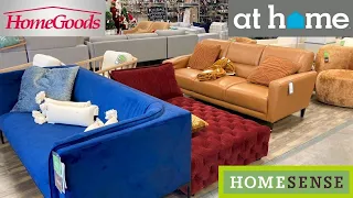 HOMEGOODS HOME SENSE AT HOME FURNITURE SOFAS CHAIRS TABLES SHOP WITH ME SHOPPING STORE WALK THROUGH