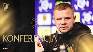 Konferencja prasowa przed meczem z Widzewem Łódź