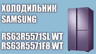 Холодильник Samsung RS5000 (RS63R5571SL WT) RS63R5571F8 WT) с пластиной охлаждения Metal Cooling