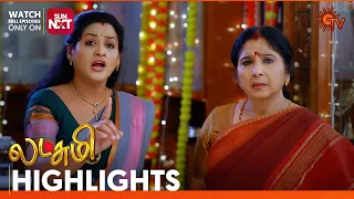 Lakshmi - Highlights | 07 June 2024 | New Tamil Serial | Sun TV