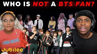 ARE WE BTS HATERS?? 6 BTS Fans vs 1 Secret Hater | Odd Man Out | JUBILEE REACTION