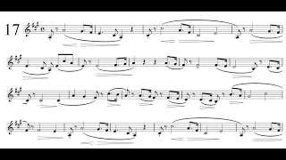 Concone 50 No.17 - Solo Alto Clarinet