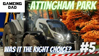 WAS IT THE RIGHT CHOICE! #fs22 #attinghampark #youtube #gameingdad #jcb #masseyferguson