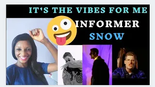 Nigerian girl reacts to a Canadian || Informer  by Snow|| My honest reaction video #snow #informer