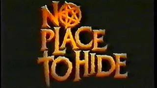 Nie ma kryjówki (1992) No Place to Hide - zwiastun VHS