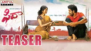 Fidaa Teaser || Varun Tej, Sai Pallavi || Sekhar Kammula || Dil Raju || Shakti Kanth