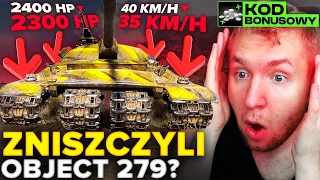 WG PRZESADZIŁO?! - OBJECT 279 EARLY po NERFIE + KOD BONUSOWY