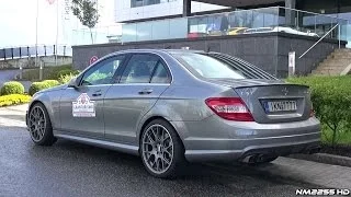 Mercedes C63 AMG with Akrapovic Titanium Exhaust System