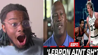 FIRST TIME REACTING TO | Why Michael Jordan RATES Larry Bird OVER LeBron James - REACTION