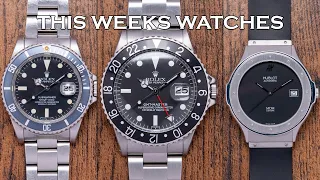 This Weeks Watches - Rolex GMT 1675, Submariner 16800, Hublot, IWC, Vertex, Baltic & More [EP146]