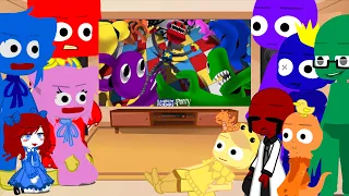 Rainbow Friends w/ Poppy Playtime React To Rainbow Friends vs Poppy Playtime But It’s Anime P14