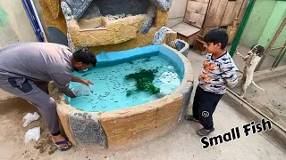 FOUNTAIN Ko Small Fishes Se Bhr Dia😍