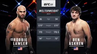 UFC 235: Askren vs. Lawler (Full Fight Highlights)