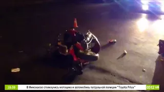 0512: Авария с участием полицейского "Приуса" в Николаеве