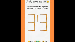 #Braindom level 360 #Try to create the highest possible 2 digit number