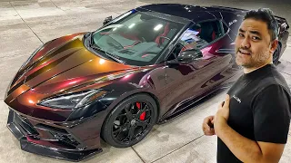 This is INCREDIBLE…the C8 Corvette new color is UNREAL