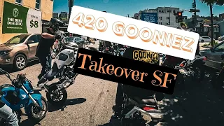 100's of Groms Takeover San Francisco | Bay Area Gooniez Grom Squad 420 Ride | Part 1