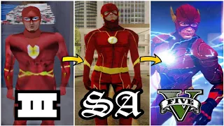 Evolution of The Flash in Grand Theft Auto Games[Mods]
