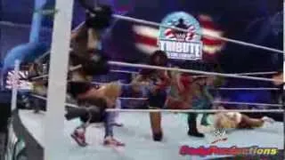 WWE Tribute to the Troops 2013 - Divas Battle Royal Highlights (HD)