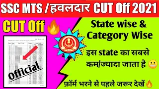 Ssc Mts Previous year cut off | ssc mts/havaldar 2021 cut off | ssc mts cut off 2021|Ssc mts cut off