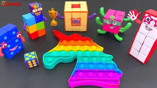 Numberblocks Super 27 Satisfying ASMR l Push Pop it Rainbow ASMR 3