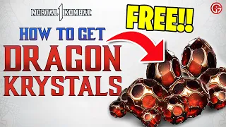 How to Get Dragon Crystals in MK1 FOR FREE!! (Mortal Kombat 1 Guide)