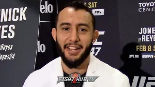 DOMINICK REYES "IM GONNA HAVE TO MAKE IT DIRTY & FIGHT JON JONES!"